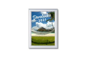 Zárható klipszes keret A4, keret 32mm