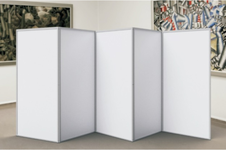 Védőképernyő 3 részes, fehér, 170x190cm