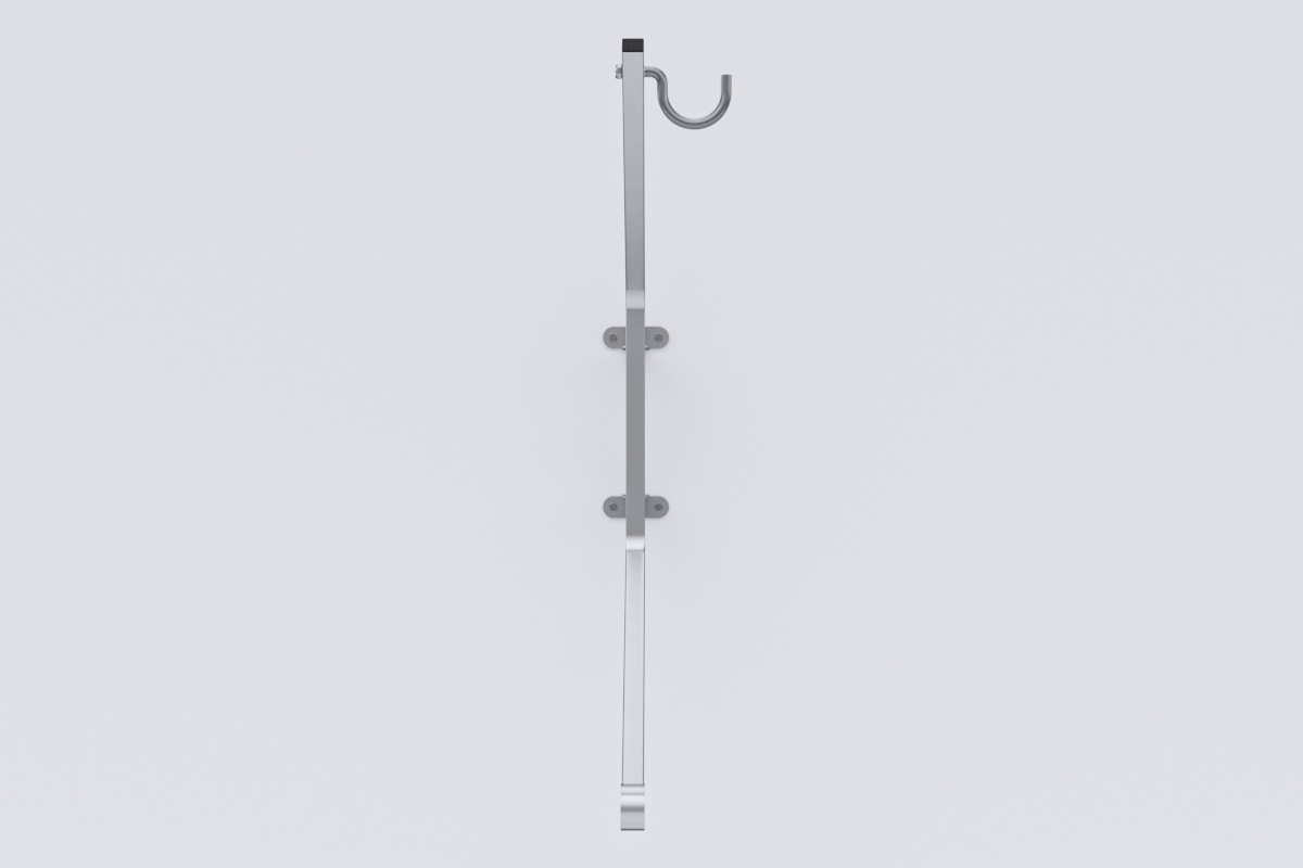 HOOK PRO forgatható kerékpártartó, cinkkel bevont