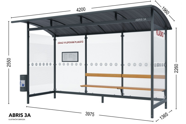 ABRIS 3A buszmegálló
