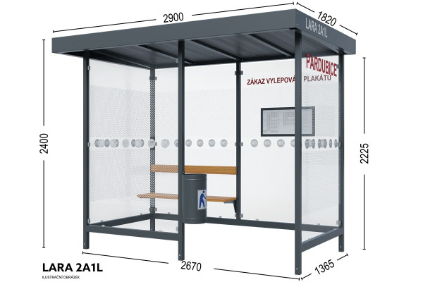 LARA 2A1L buszmegálló