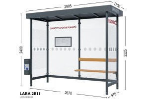 LARA 2B11 buszmegálló