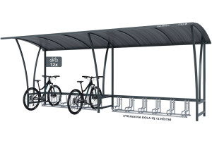 12 kerékpártároló CYKLO 2M