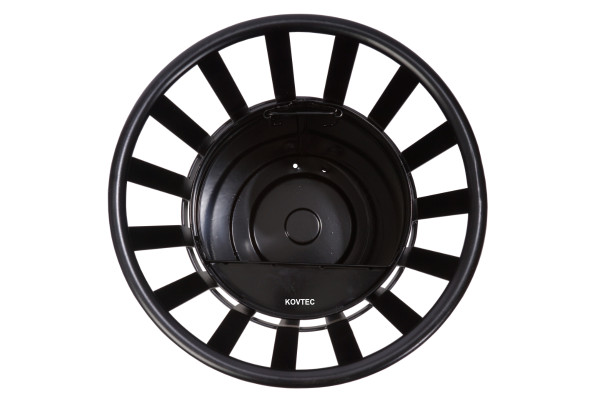 Szemeteskuka KO003, 60 literes, fekete