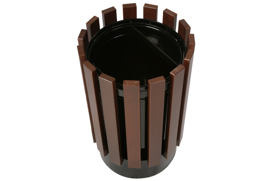 Szemetesláda KO004, 35 literes, rózsafa