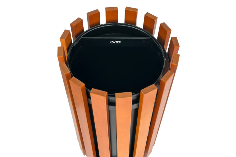 Szemeteskuka KO004, 35 literes, tikfa