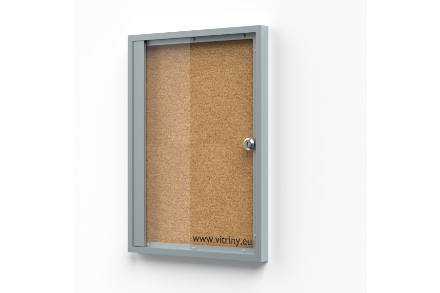 Parafa zárható vitrin 1xA4