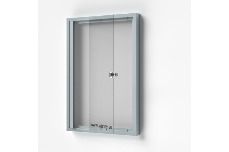 Belső zárható vitrin 1xA4, Lemezlemez