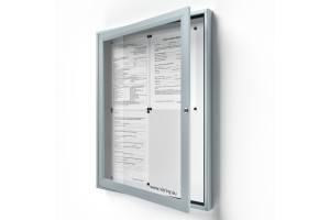 Zárható információs vitrin 4xA4 SIDE