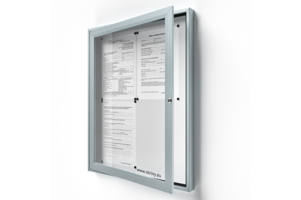 Zárható információs vitrin 4xA4 SIDE