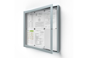 Zárható információs vitrin 6xA4 SIDE 