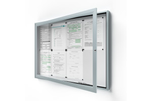 Zárható információs vitrin 8xA4 SIDE