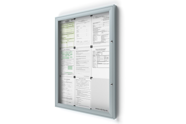 Zárható információs vitrin 9xA4 SIDE