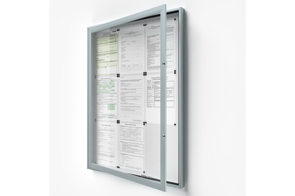 Zárható információs vitrin 9xA4 SIDE