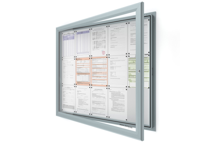Kültéri információs vitrin V-SIDE60-15