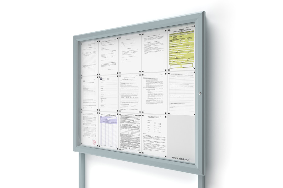 Kültéri információs vitrin V-SIDE60-15