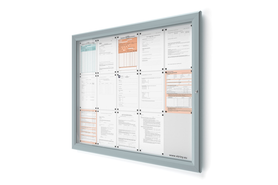 Kültéri információs vitrin V-SIDE60-15