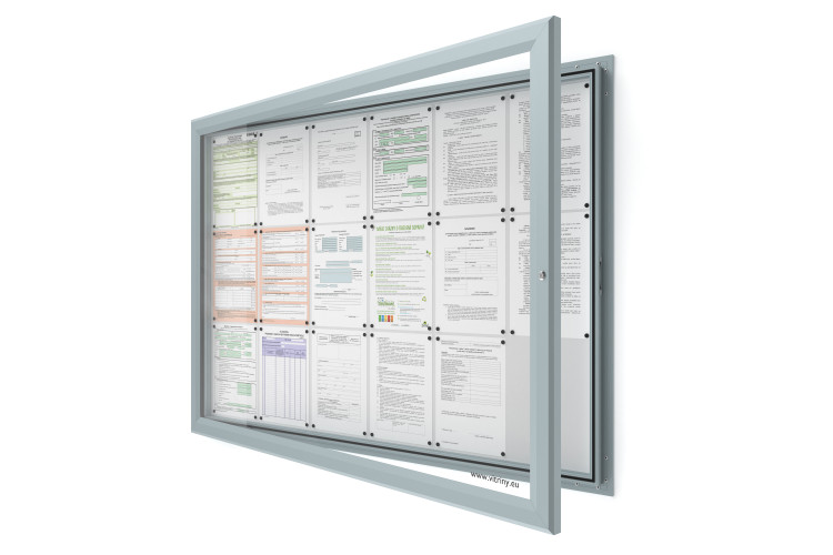 Kültéri információs vitrin V-SIDE60-18