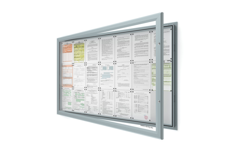 Kültéri információs vitrin V-SIDE60-21