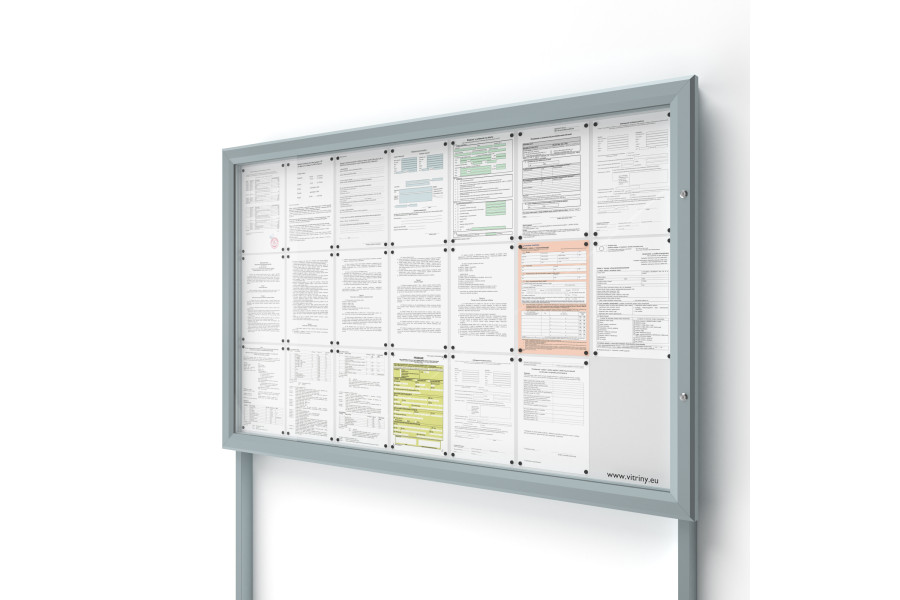 Kültéri információs vitrin V-SIDE60-21