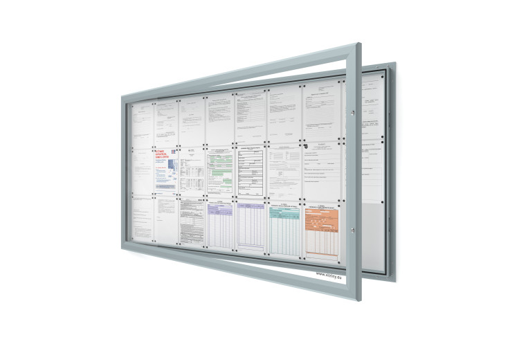 Kültéri információs vitrin V-SIDE60-24