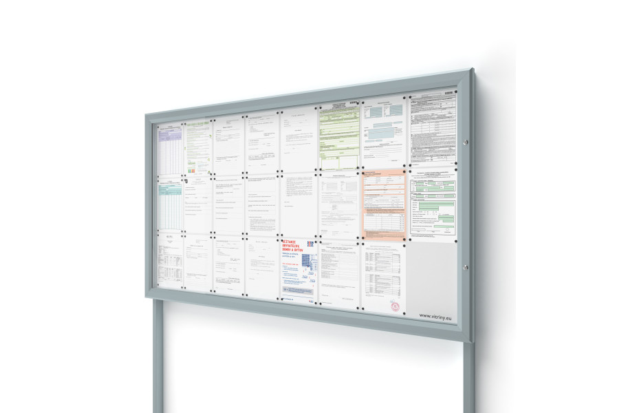 Kültéri információs vitrin V-SIDE60-24