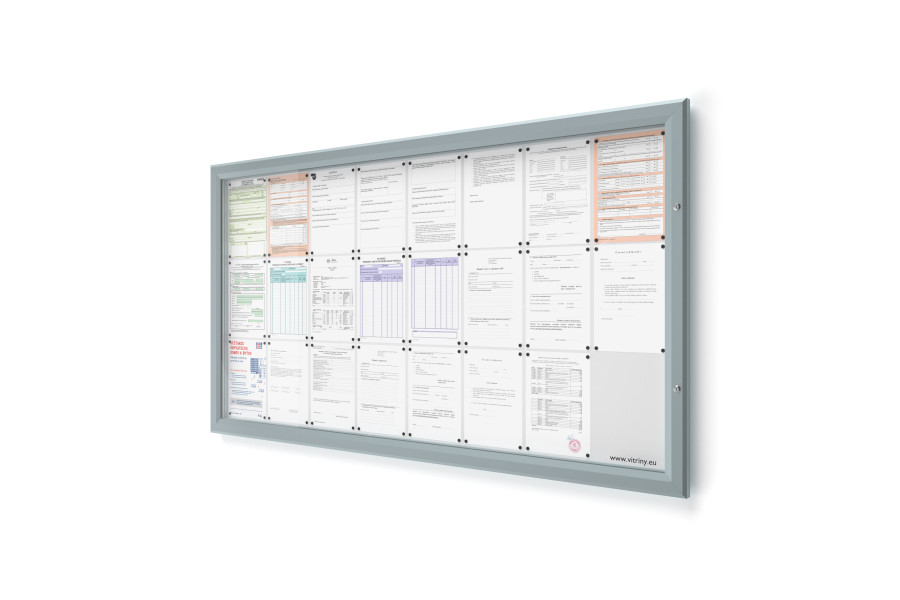 Kültéri információs vitrin V-SIDE60-24