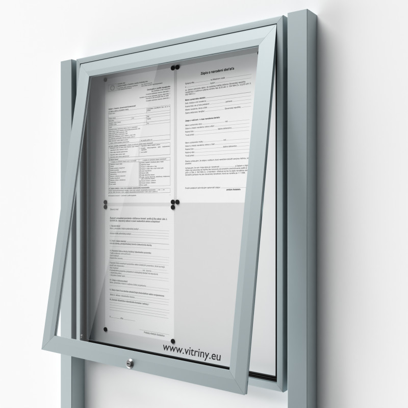 UP50 oszlopokkal - felfelé nyíló