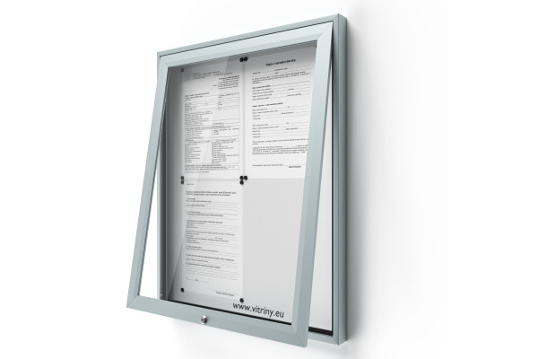 Zárható információs vitrin V-UP50-4