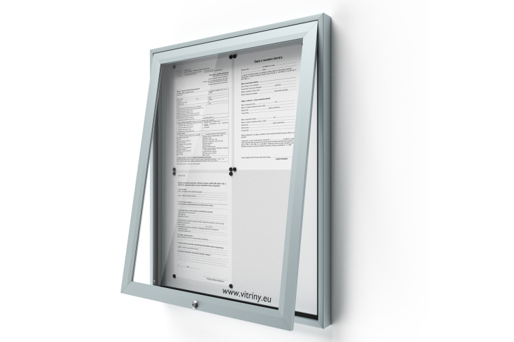 Zárható információs vitrin V-UP50-4