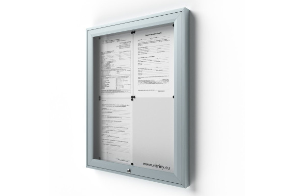 Zárható információs vitrin V-UP50-4