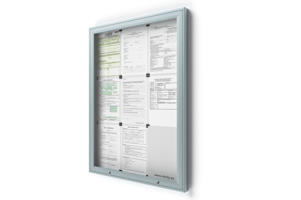 Zárható információs vitrin V-UP50-9