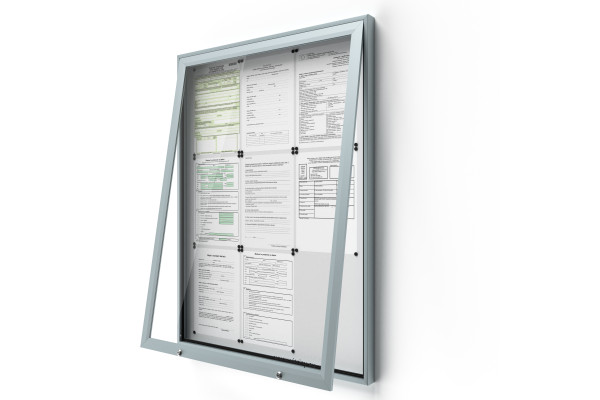 Zárható információs vitrin V-UP50-9