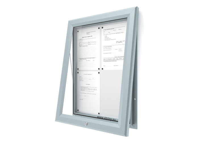 Kültéri információs vitrin V-UP60-4