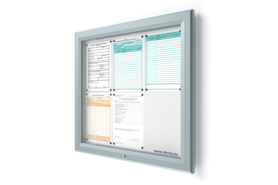 Kültéri információs vitrin V-UP60-6