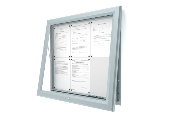 Kültéri információs vitrin V-UP60-6