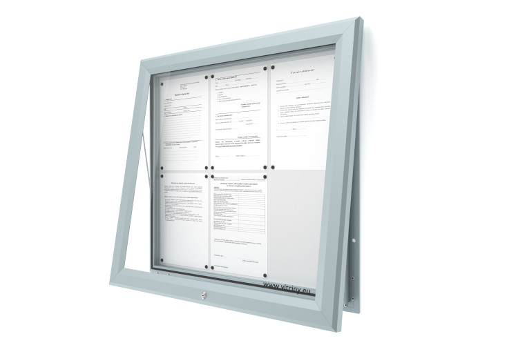 Kültéri információs vitrin V-UP60-6