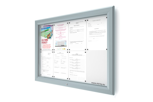 Kültéri információs vitrin V-UP60-8