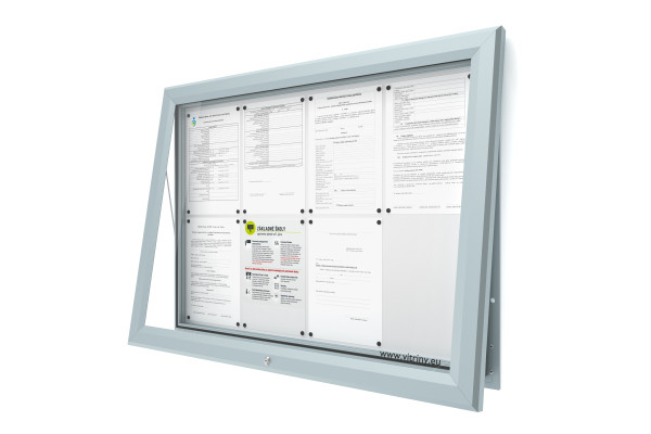 Kültéri információs vitrin V-UP60-8