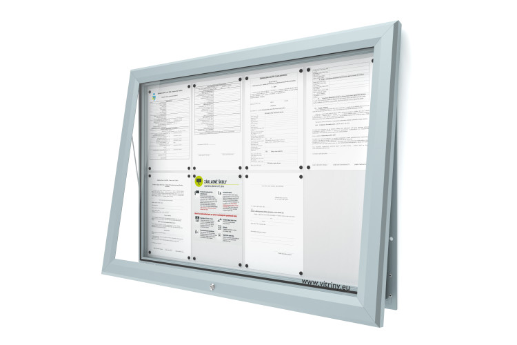 Kültéri információs vitrin V-UP60-8