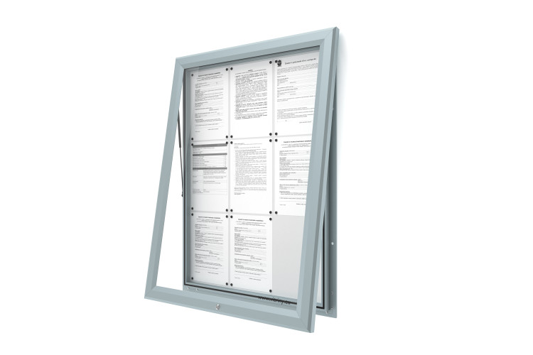 Kültéri információs vitrin V-UP60-9