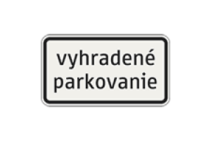 531-es parkolóhely tábla, 330x600 mm