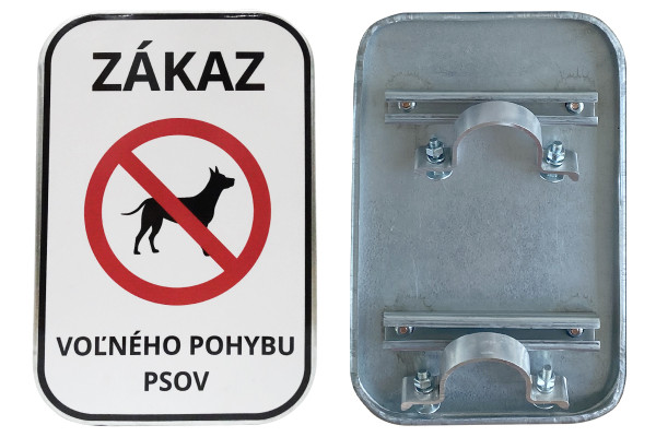 Kutyát bevinni tilos tábla, 315x420 mm