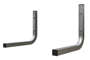 Garázsfali konzol 32 cm, horganyzott 