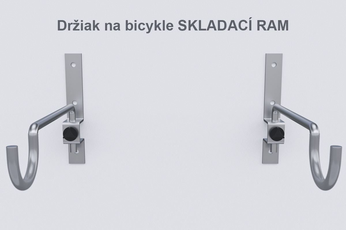 RAM fali kerékpártartó, horganyzott 