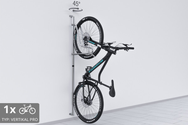 VERTIKAL PRO fali kerékpártartó, horganyzott