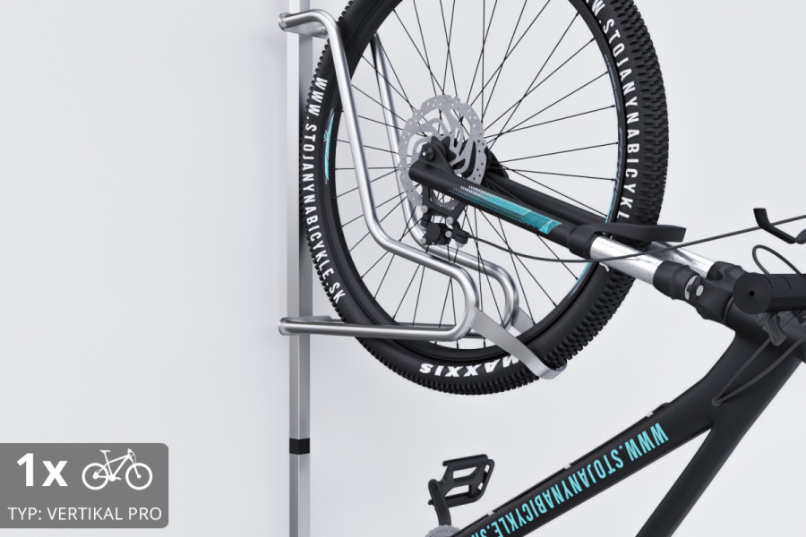 VERTIKAL PRO fali kerékpártartó, horganyzott