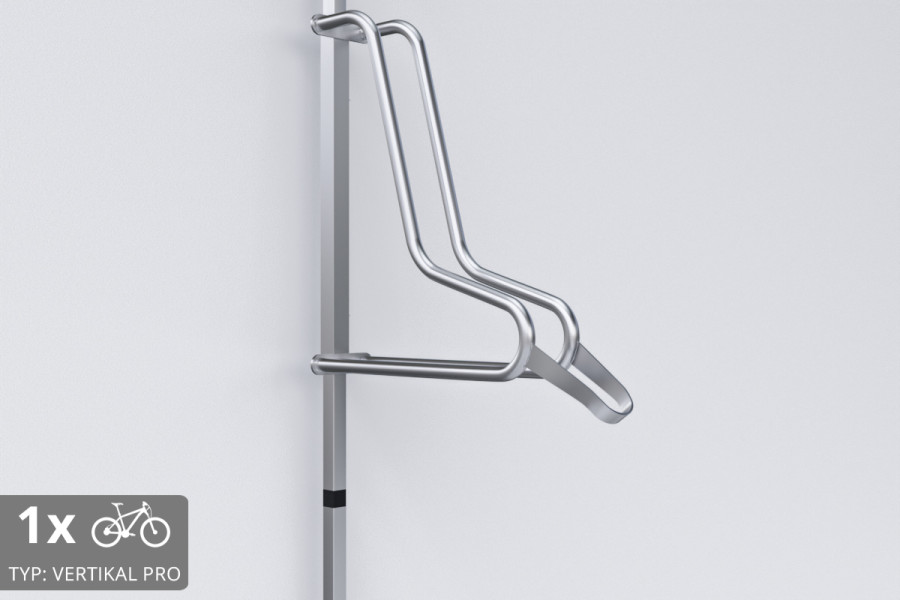 VERTIKAL PRO fali kerékpártartó, horganyzott