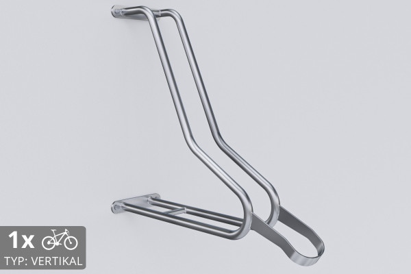 VERTIKAL fali kerékpártartó, horganyzott