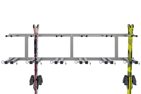 Síléctartó, 12 férőhelyes, függőleges, helytakarékos, zárható